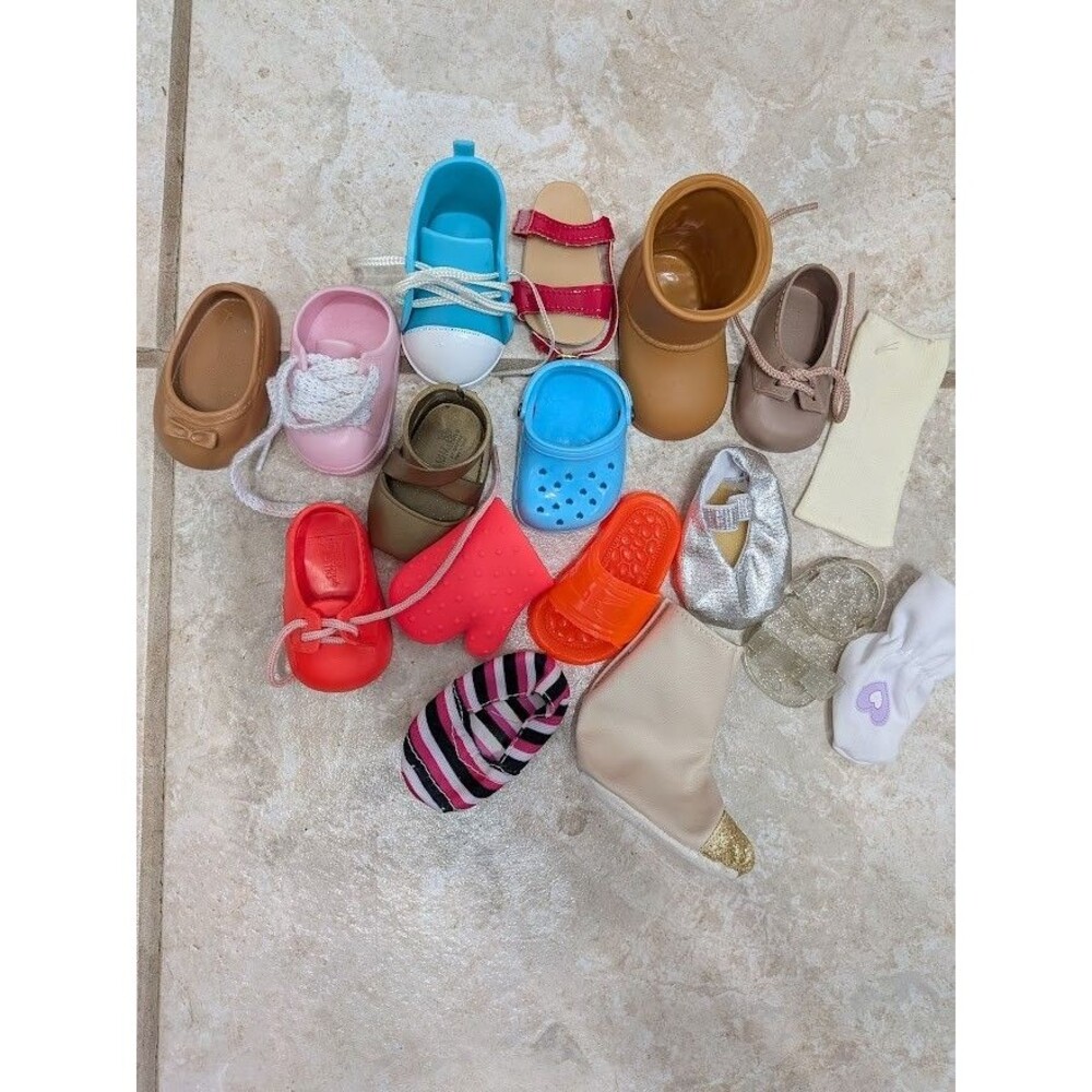 Our Generation OG Doll SHOE Lot MISMATCHED Replacement Fits 18" Doll Boots